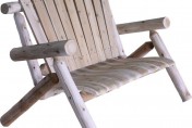 Lakeland Mills 4ft Cedar Log Chair / Loveseat