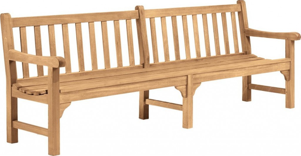 Oxford Garden Essex Curved Shorea Outdoor Teak Bench